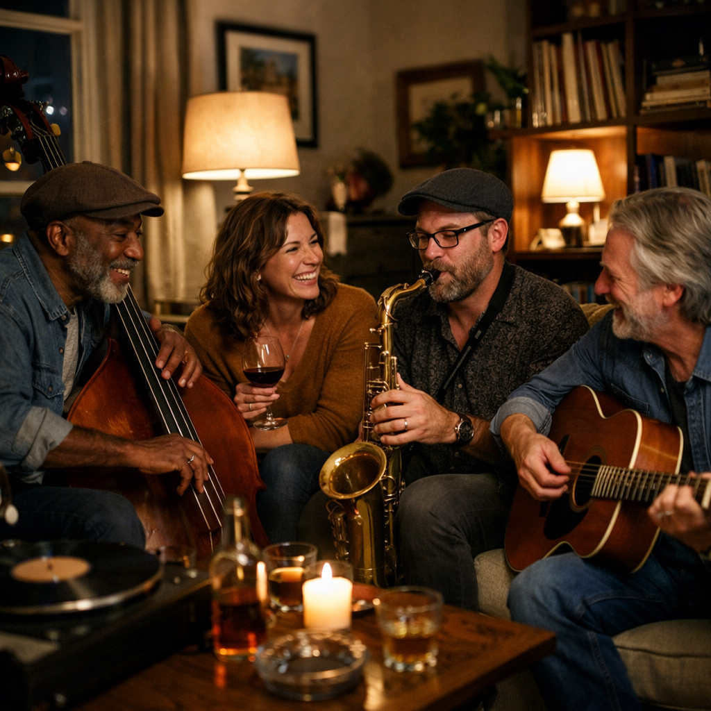 photographic jazz friends night in home house photographic jazz friends night in home house
